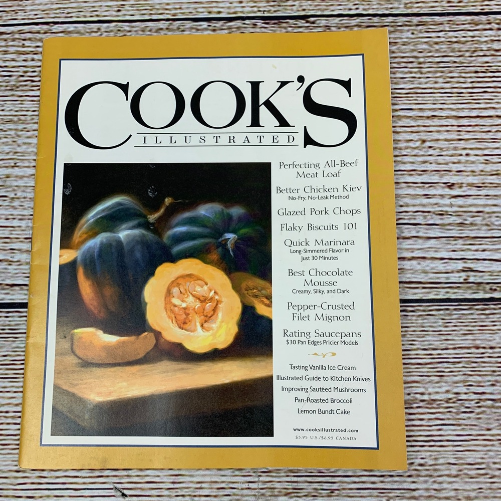 Cook's Illustrated Magazine Italian Cheeses Recipes Cookbook‎ [1996] Vintage